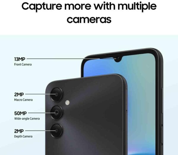 Samsung Galaxy A05s (64GB, Black) – Unlocked, 6.7" FHD+ Display, 50MP Camera, Fast Charging, 3-Year Warranty - Image 7