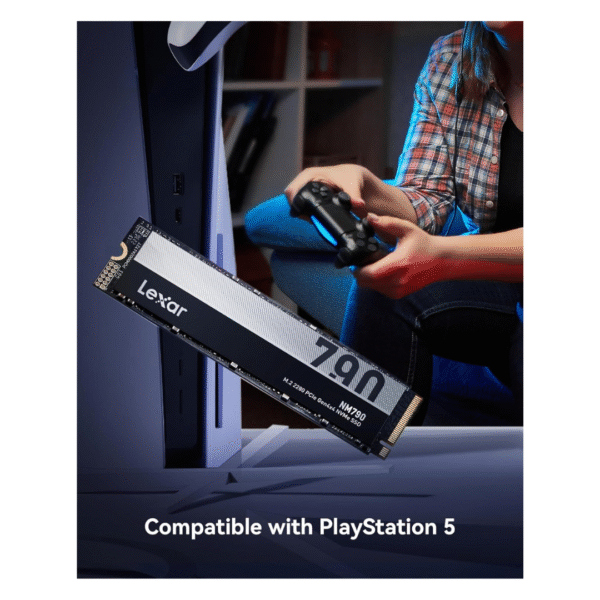 Lexar NM790 4TB NVMe SSD | M.2 2280 PCIe Gen4x4 | Up to 7400MB/s Read & 6500MB/s Write | Internal Solid State Drive for PS5, Laptop & Desktop | DRAM-less Design | LNM790X004T-RNNNG - Image 6