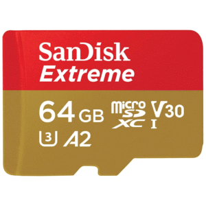 SanDisk 64GB Extreme microSDXC UHS-I Card + SD Adapter | Up to 170MB/s Read, 80MB/s Write | V30, A2, C10, U3 | 4K UHD | QuickFlow Technology | RescuePro Deluxe Included