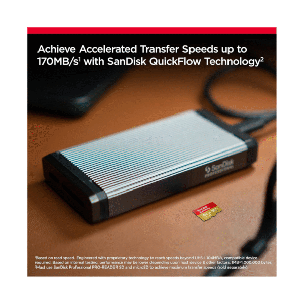 SanDisk 64GB Extreme microSDXC UHS-I Card + SD Adapter | Up to 170MB/s Read, 80MB/s Write | V30, A2, C10, U3 | 4K UHD | QuickFlow Technology | RescuePro Deluxe Included - Image 3