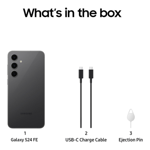 Samsung Galaxy S24 FE 5G - 256GB Graphite | 8GB RAM | AI Camera | 6.7" Dynamic AMOLED Display | Unlocked Android 14 Smartphone (UK Version, 3-Year Warranty) - Image 7